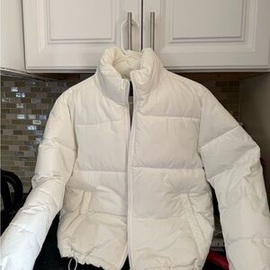 Forever 21 white Puffer Jacket